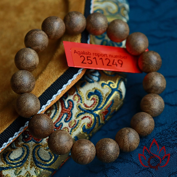 Vòng Trầm Hương Hạt Tròn | 10 Ly | Trầm Tốc Kiến Tự Nhiên